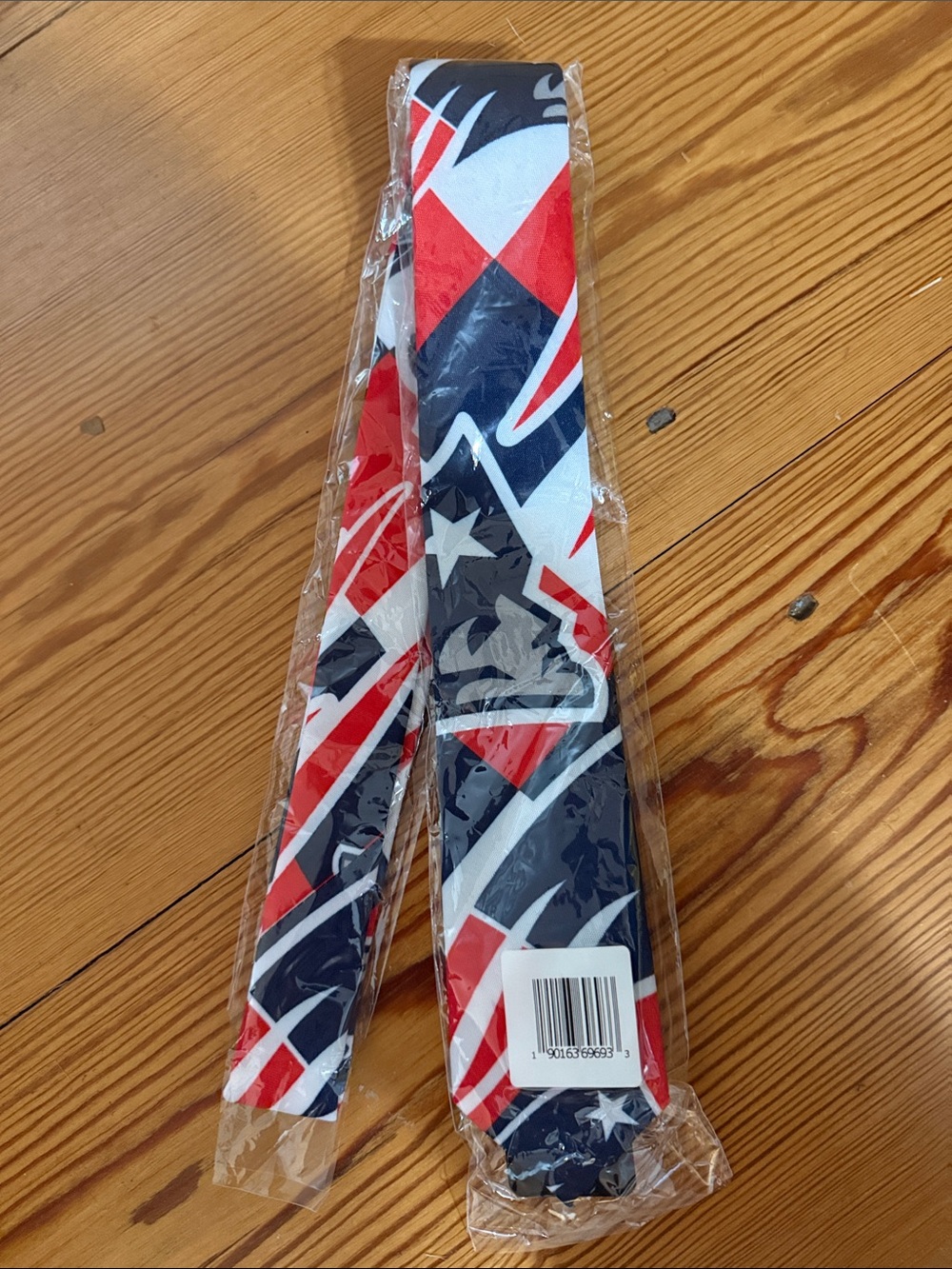 Patriotic Red White & Navy Graphic Tie